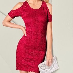 Venus Red lace dress